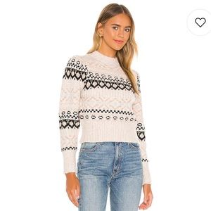 Astr the label Maria fair isle sweater size small. Never worn!